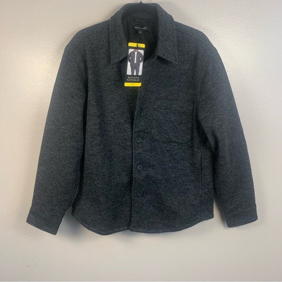 Banana Republic Other - Banana Republic Mens Herringbone Shirt Jacket